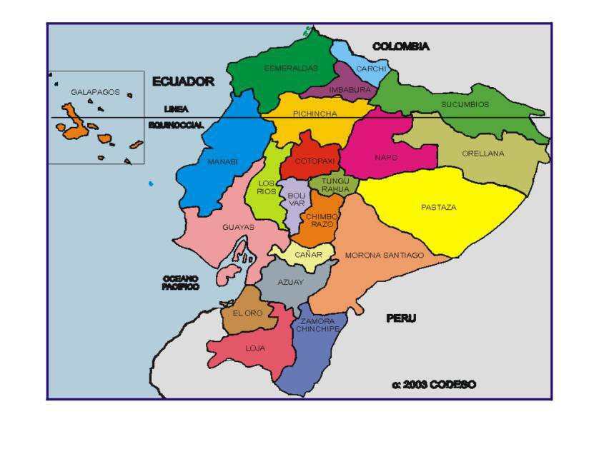 Provinces del Ecuador