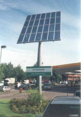 PV-Energie für Elektroautos an einer Tankstelle in Deutschland