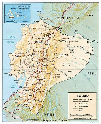 "CLICK" um die landkarten von Ekuator zu sehen